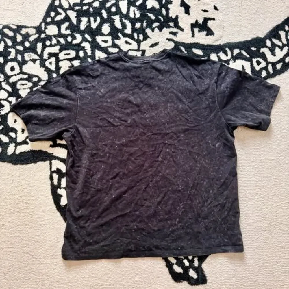 Adidas Originals Washed Black Trefoil T-Shirt Men’s Size Large NWT